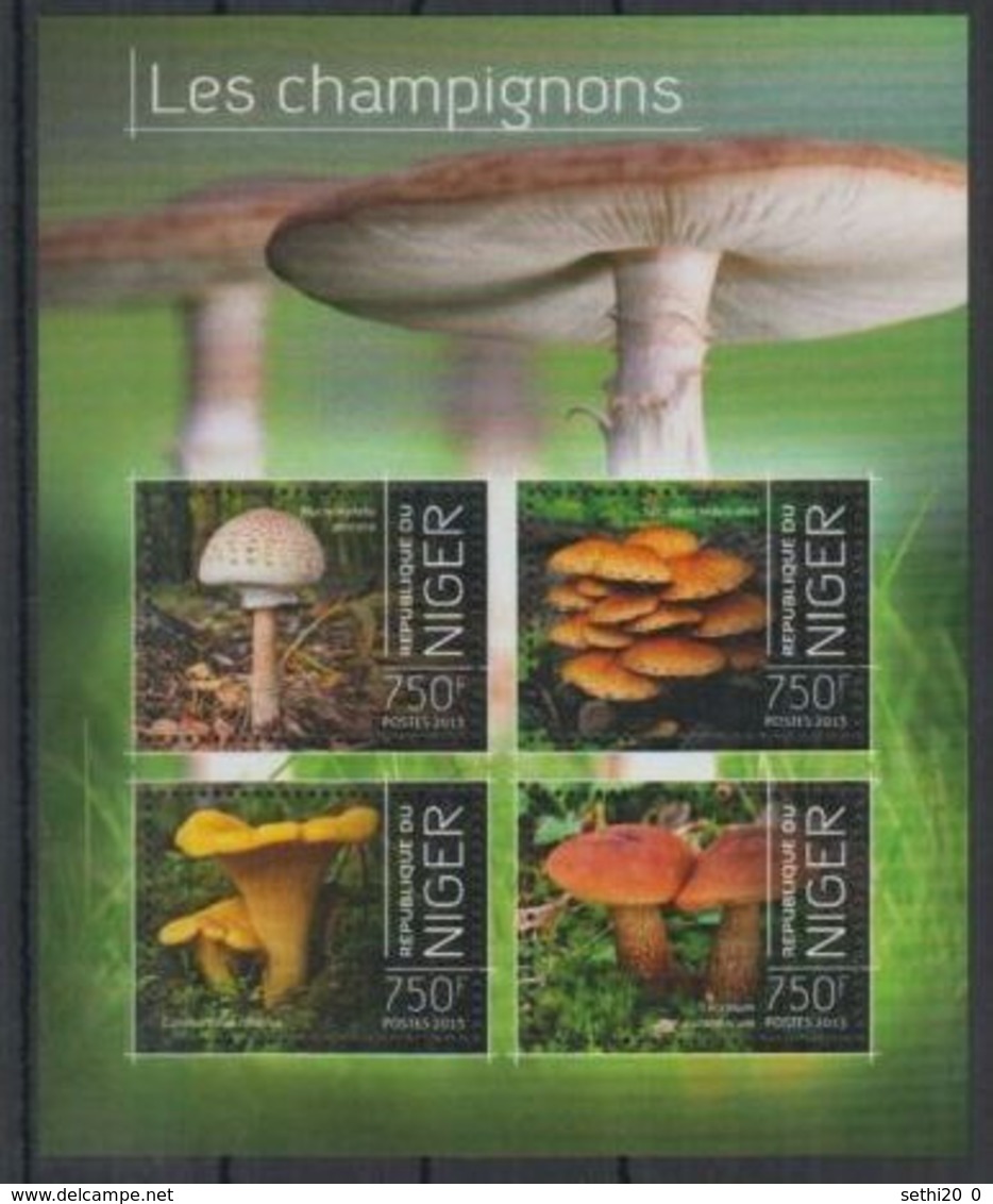 Niger 2013 Mushrooms Champignons MNH - Champignons