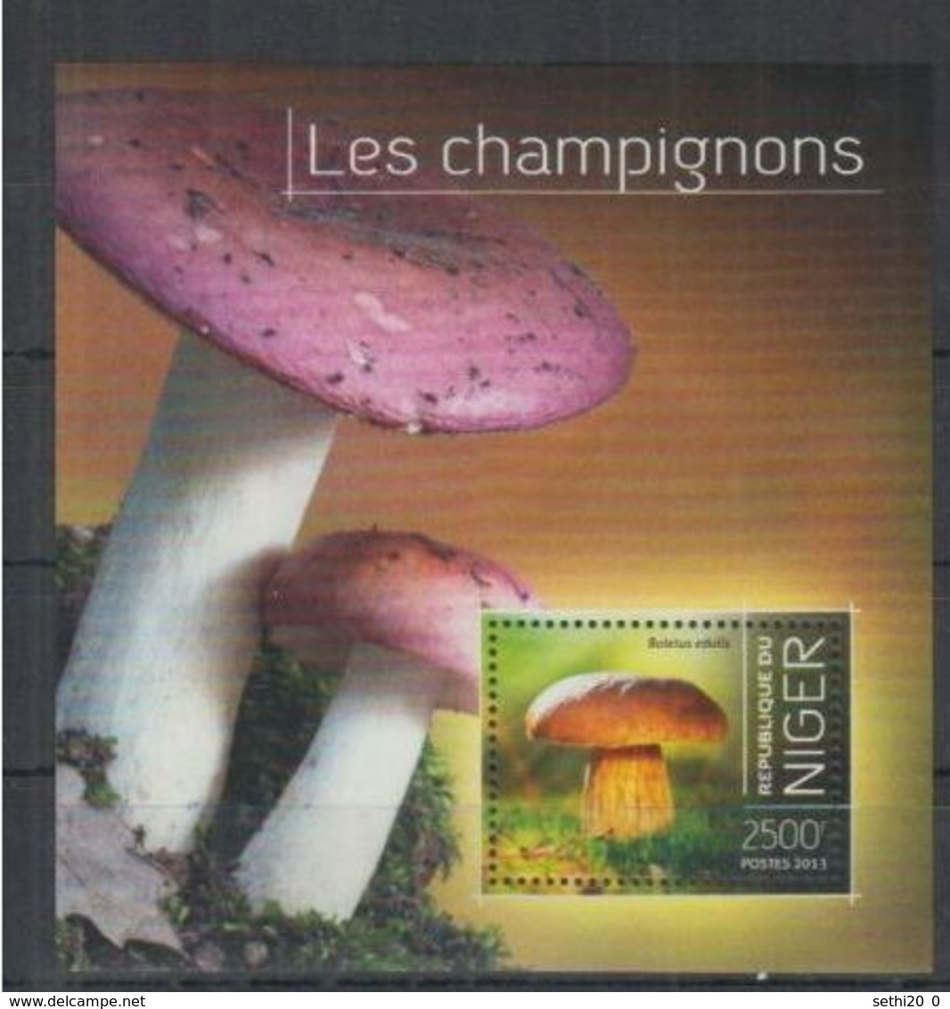 Niger 2013 Mushrooms Champignons MNH - Funghi