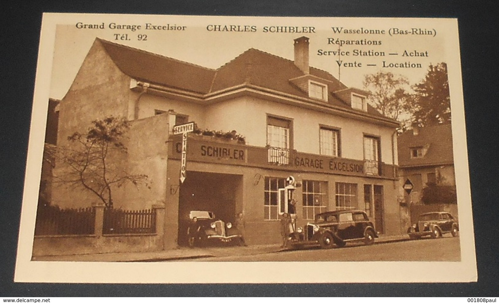 67 - Wasselonne - ( Bas - Rhin ) - Grand Garage Excelsior : Charles Schibler :::::: Station Service - Voitures ----- 512 - Wasselonne