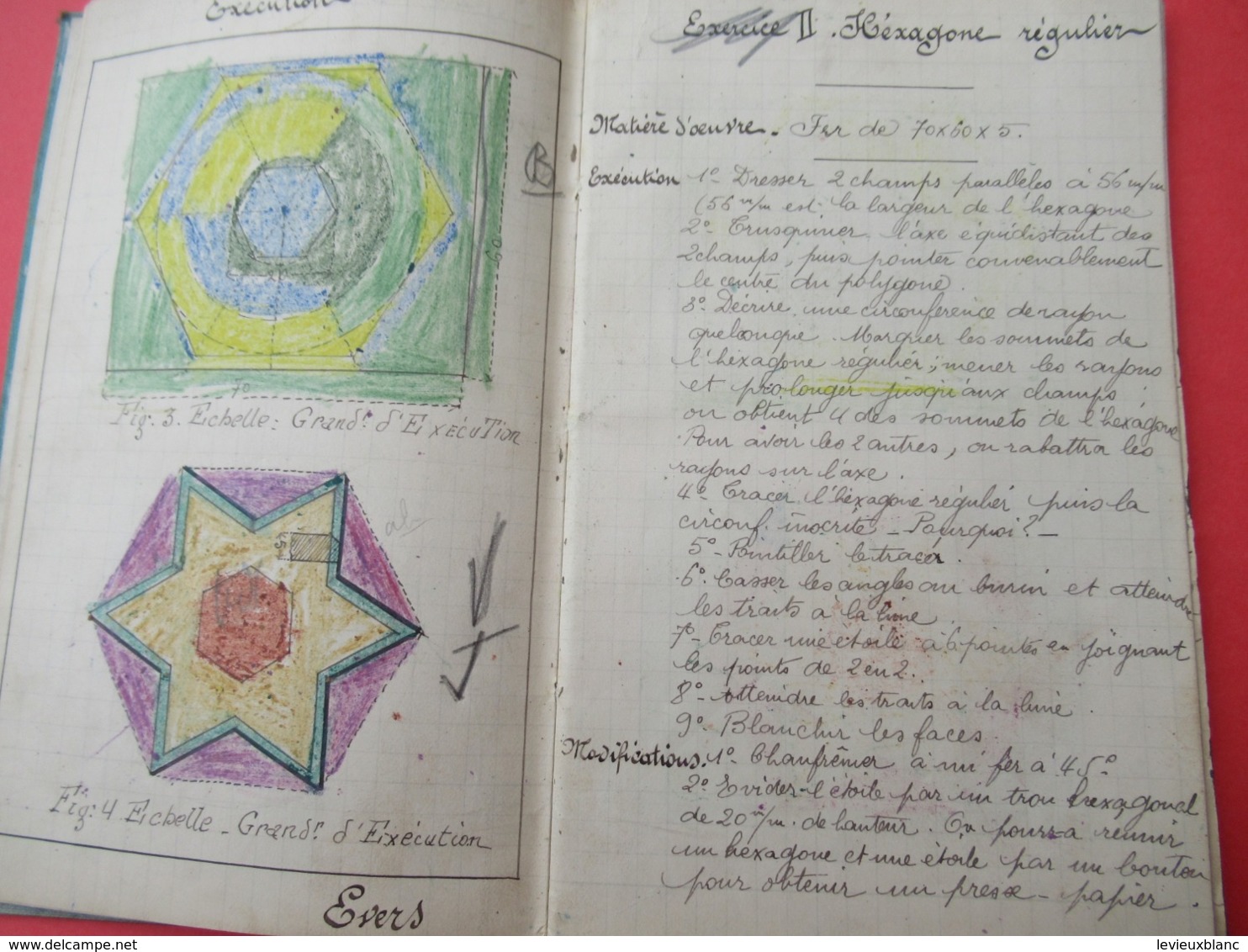 Cahier D'Atelier/RF/Ville De Paris/ Ecole Municipale Supérieure Jean-Baptiste SAY/Rue D'Auteuil/1910-1911  VPN299 - Diplome Und Schulzeugnisse