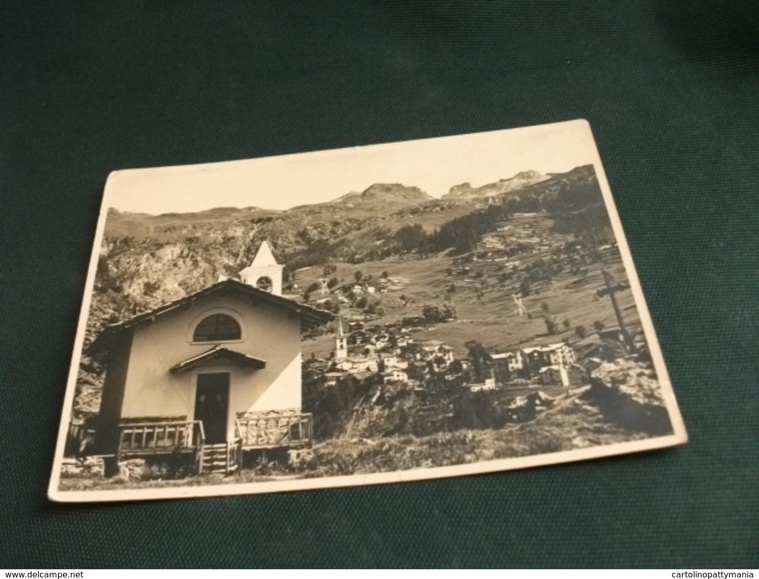 CHIESA EGLISE KIRCHE CHURCH VALTOURNANCHE FIE 4° SOGGIORNO NAZIONALE ALPINO ESTATE 1951 HOTEL POSTA - Churches & Cathedrals