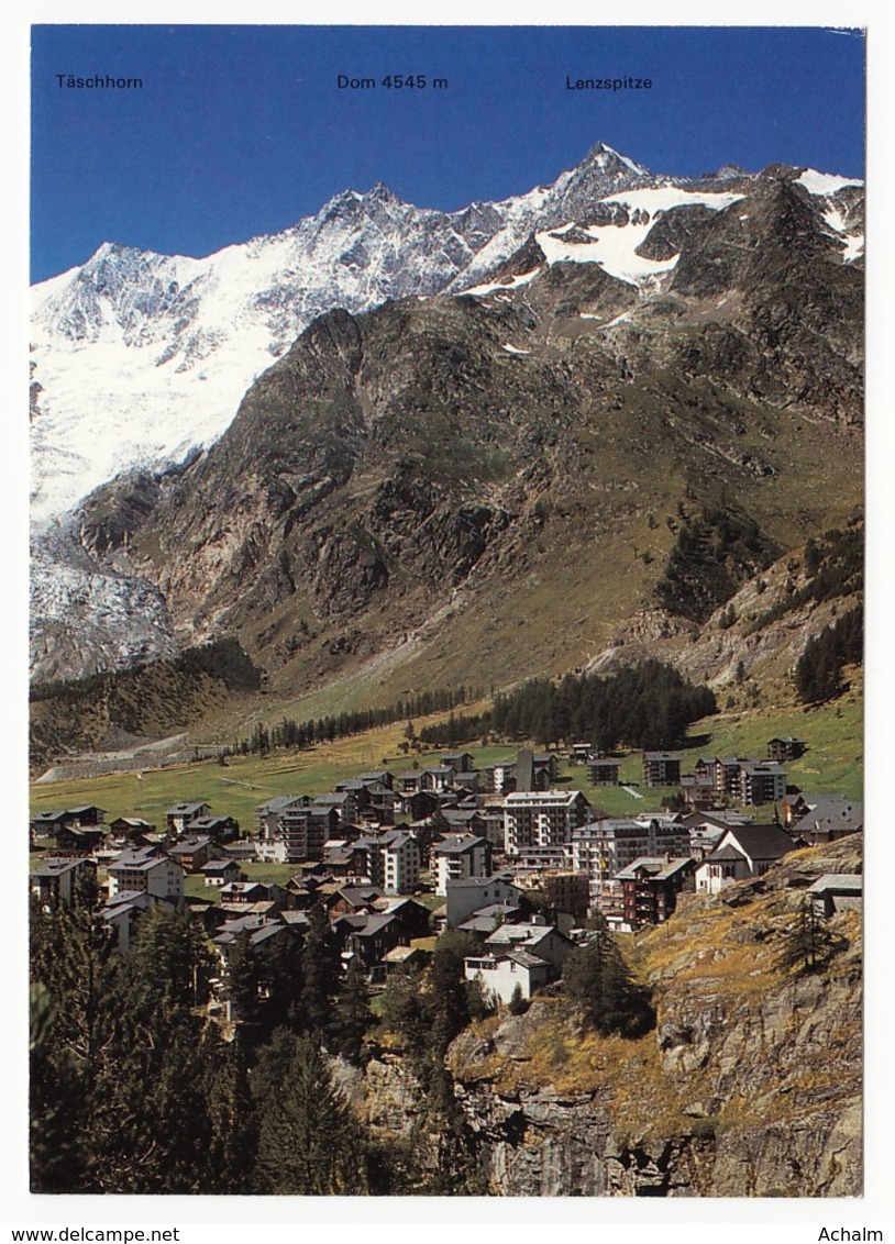 Saas-Fee - Mit Täschhorn, Dom Und Lenzspitze - Täsch