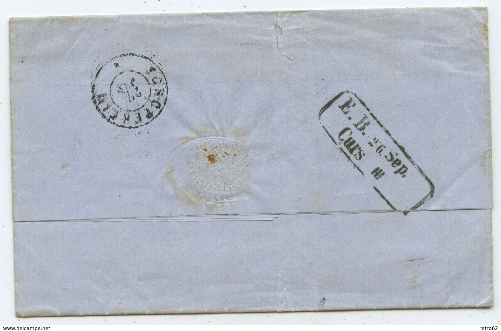 1861 Altdeutschland Baden → Brief Mannheim Nach Minseln - Storia Postale