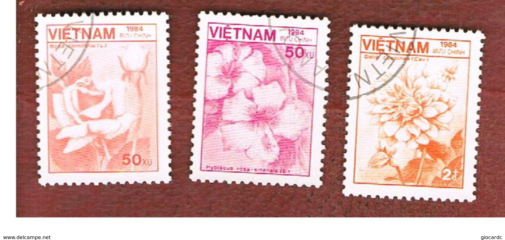 VIETNAM - SG 774.782    - 1984  FLORA   -  USED - Viêt-Nam