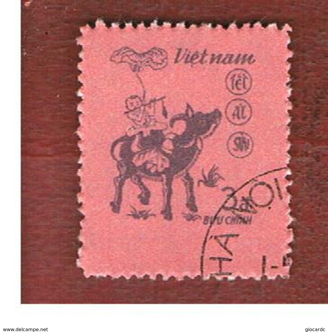 VIETNAM - SG 795    - 1985  YEAR OF THE BUFFALO    -    USED - Vietnam