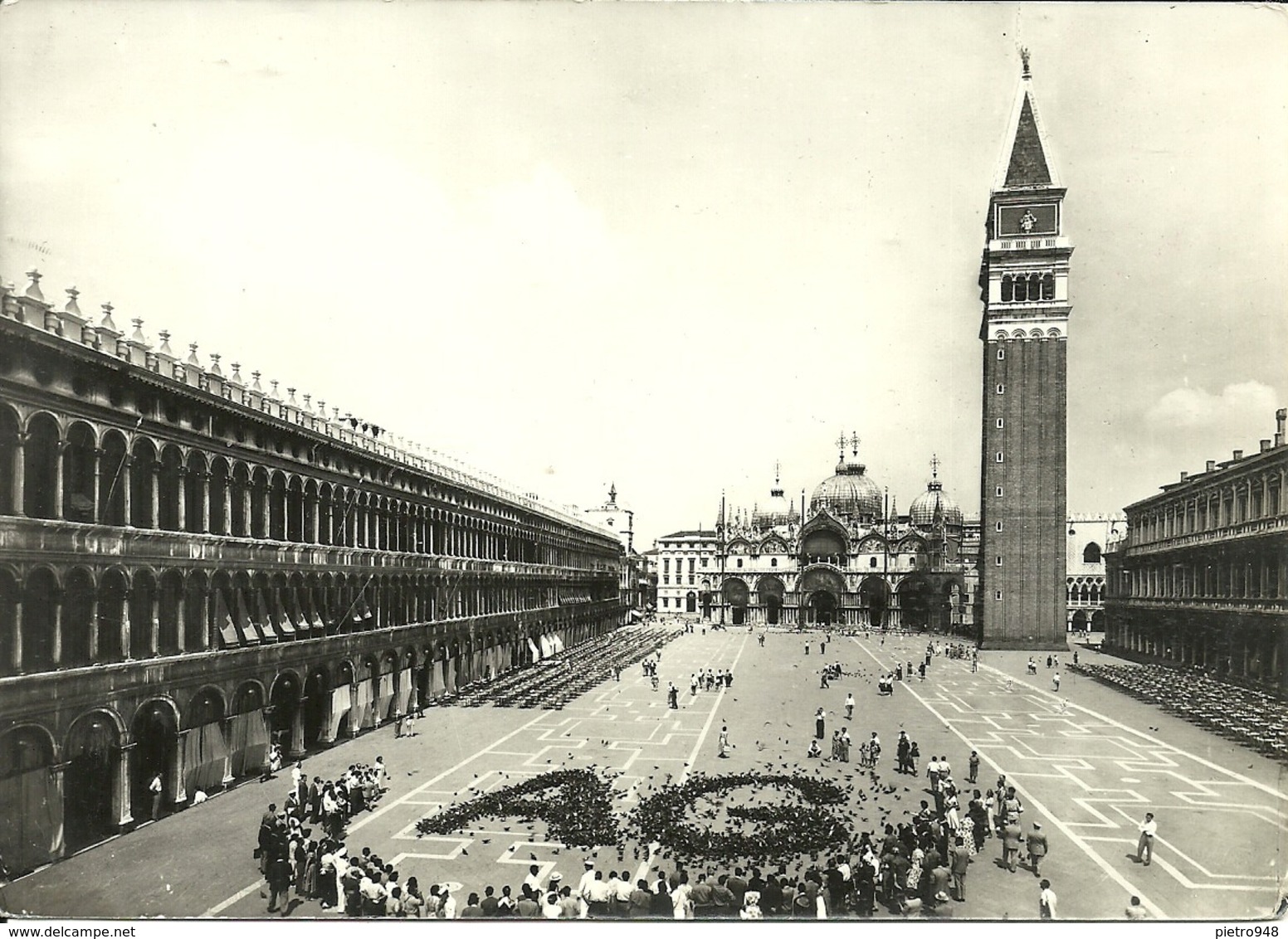 Venezia (Veneto) Piazza San Marco, 125^ Delle Assicurazioni Generali (1831-1956) Il Posto Dei Piccioni - Venezia