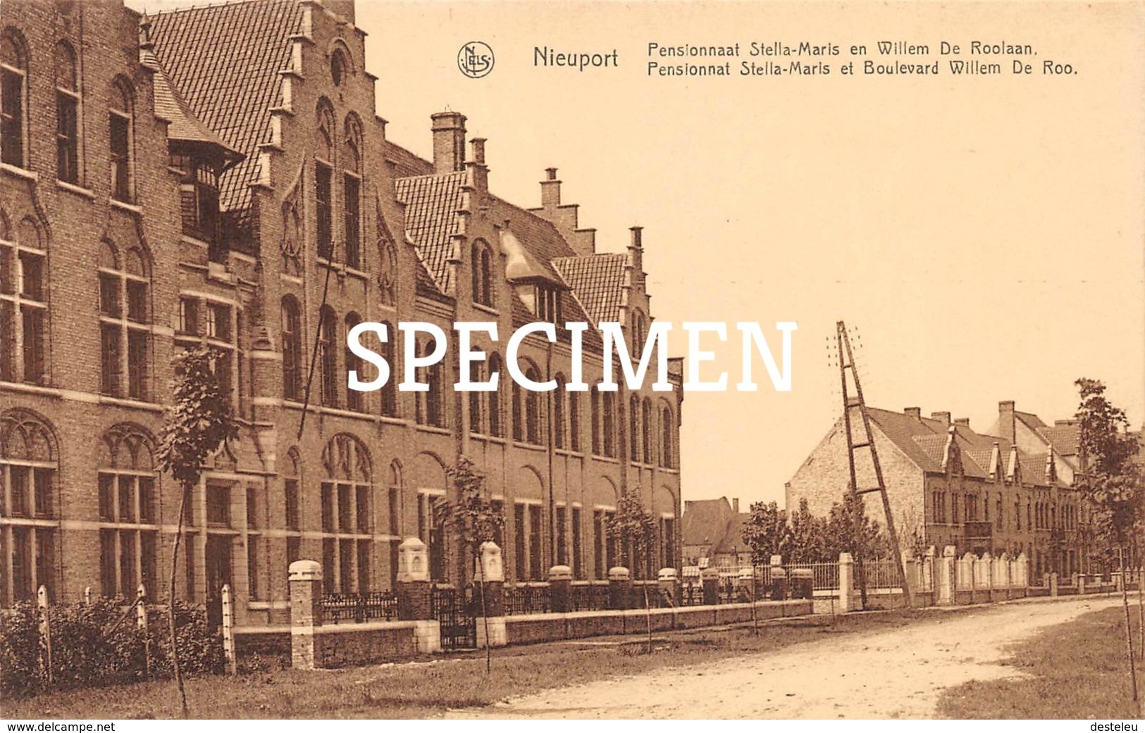 Pensionnat Stella-Maris Et Boulevard Willem De Roo - Nieuport - Nieuwpoort - Nieuwpoort