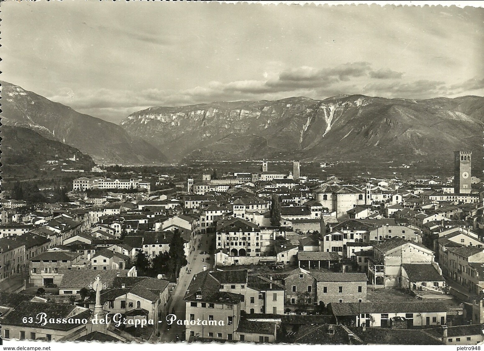 Bassano Del Grappa (Vicenza) Panorama, General View, Vue Generale, Gesamtansicht - Vicenza