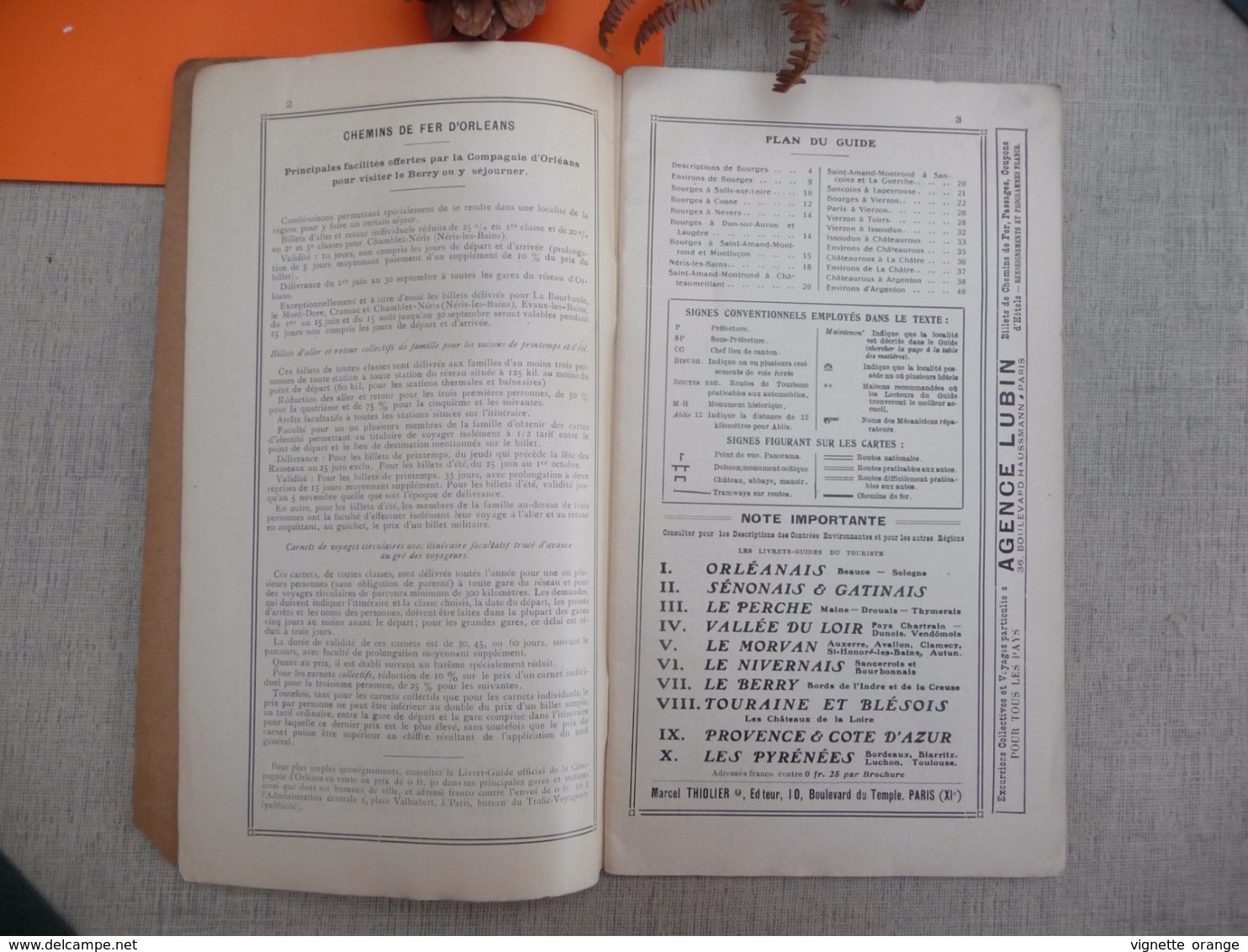 GUIDE 1912 - LE BERRY Le Cher Indre La Creuse ( Publicité Papier Cigarette ABADIE Paris / Montre OMEGA / CACAO POULAIN - Unclassified