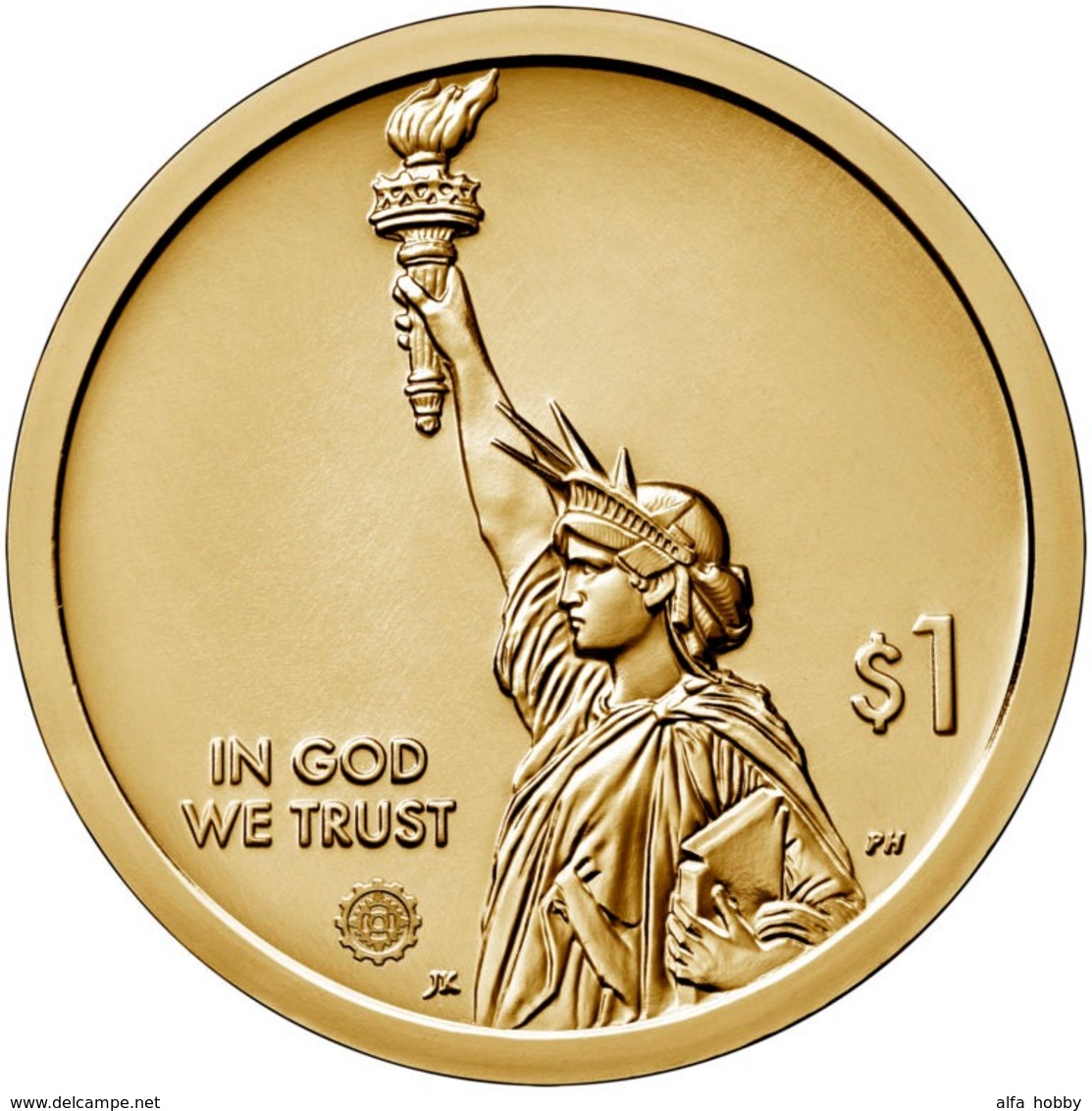 USA, 2019 Innovation, $1 Coin "P" Pennsylvania - Zonder Classificatie