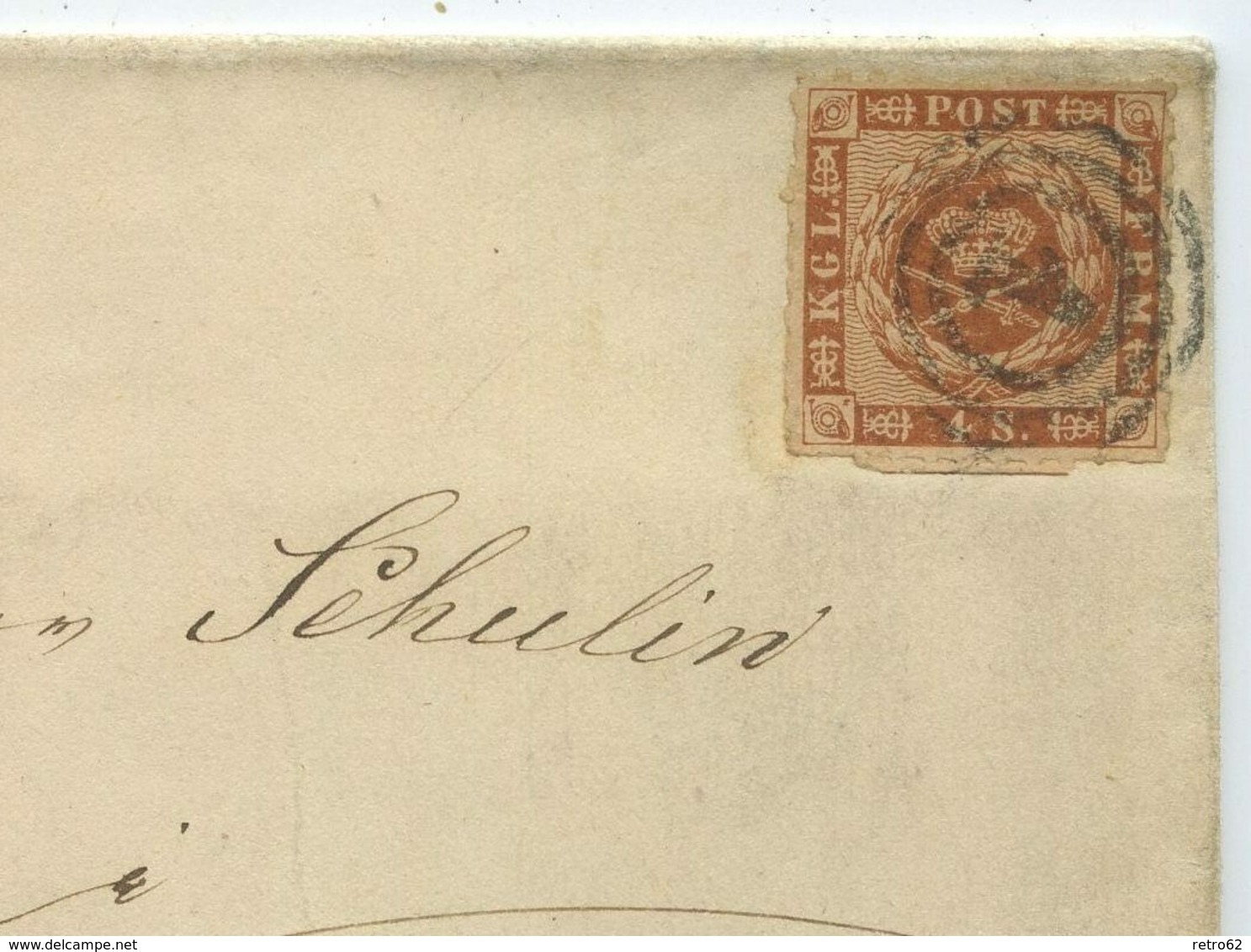 1864-04 Dänemark → Brief Kopenhagen Nach Frederiksborg - Storia Postale