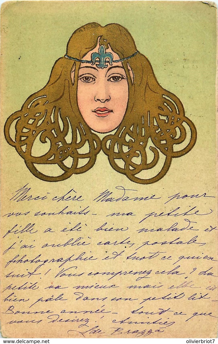 Fantaisie - Art Nouveau - Tête De Femme - Frauen