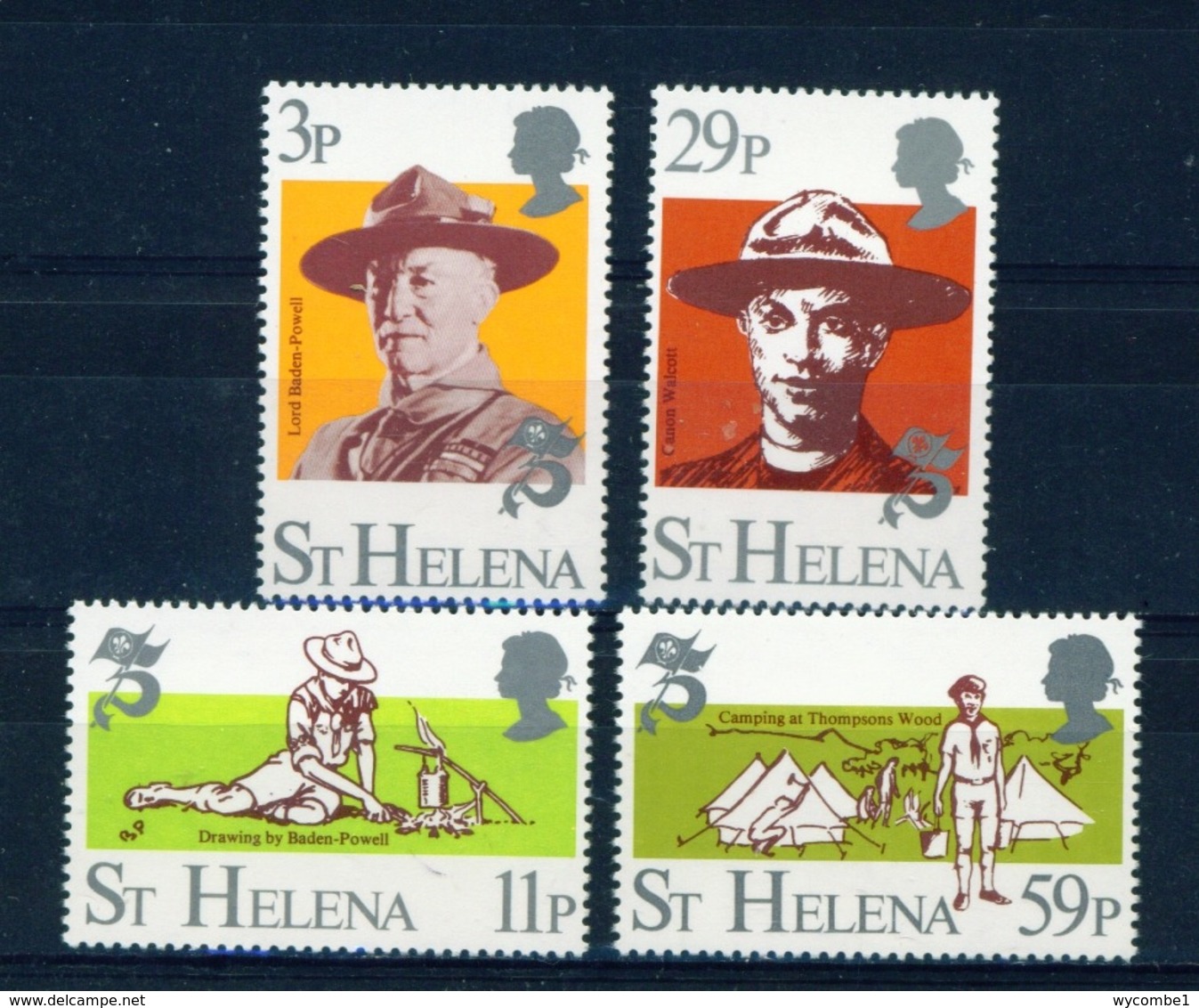 ST HELENA - 1982 Scouts Set Unmounted/Never Hinged Mint - Sainte-Hélène