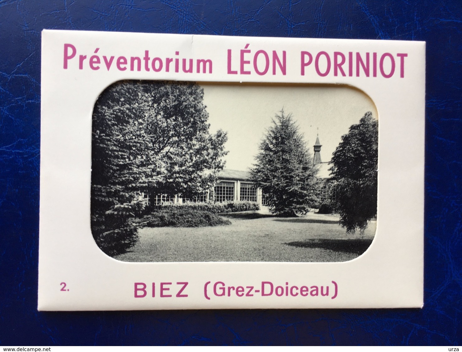 Biez-(Grez-Doiceau)-série Complète De 8 Cp,avec Pochette-Préventorium "Léon Poriniot",série 2,grand Format - Grez-Doiceau