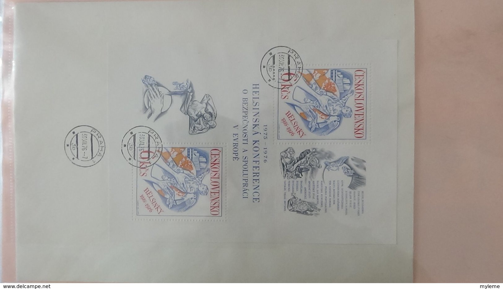 Dispersion D'une Collection D'enveloppe 1er Jour Et Autres Dont 128  De TECHCOSLOVAQUIE Entre 1976 Et 1990 - Colecciones (en álbumes)