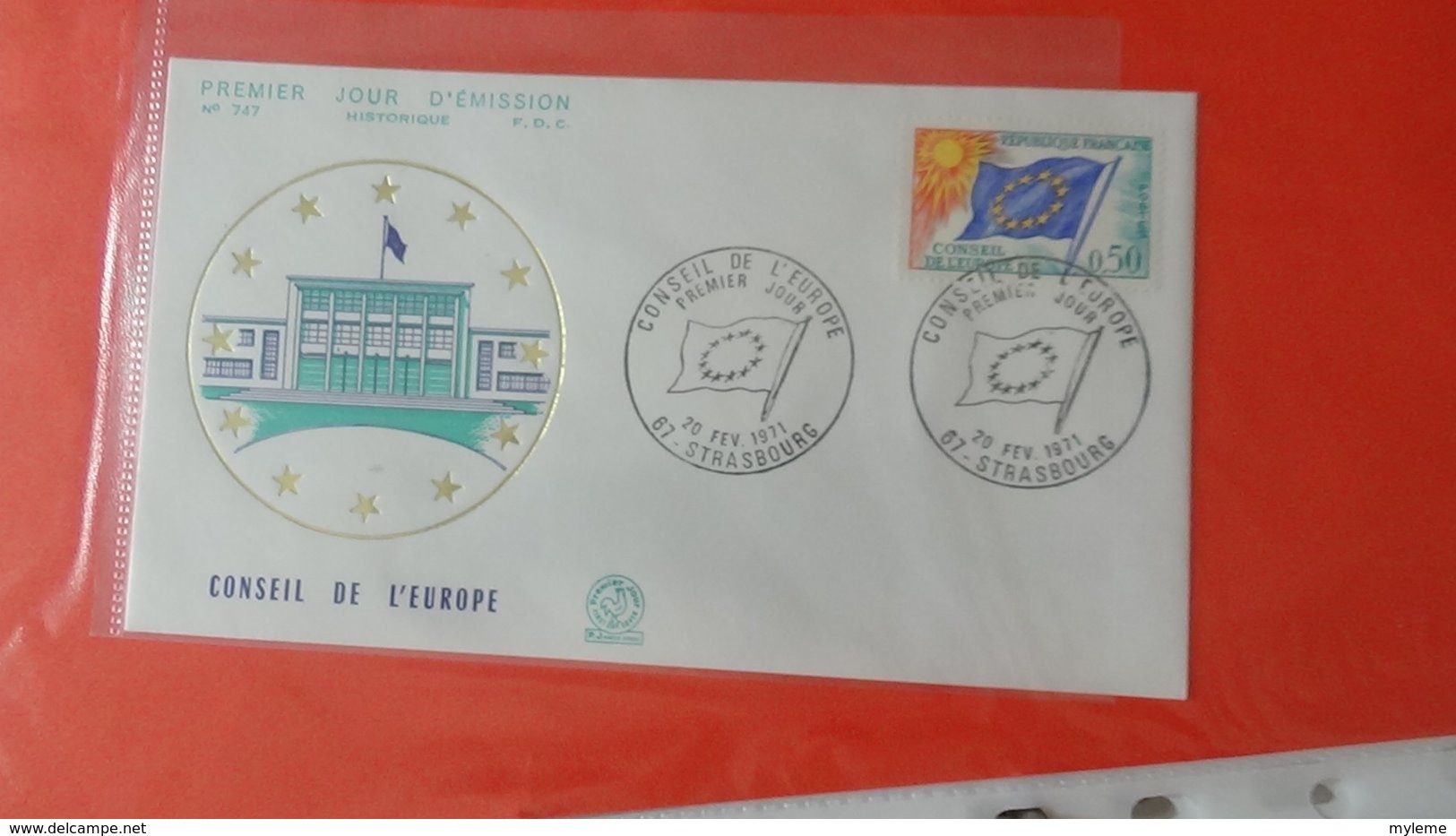 Dispersion d'une collection d'enveloppe 1er jour et autres dont 98 EUROPA de FRANCE entre 1956 et 1977
