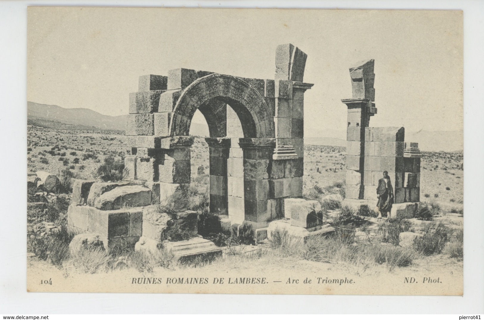 AFRIQUE - ALGERIE - LAMBÈSE - Ruines Romaines - Arc De Triomphe - Autres & Non Classés