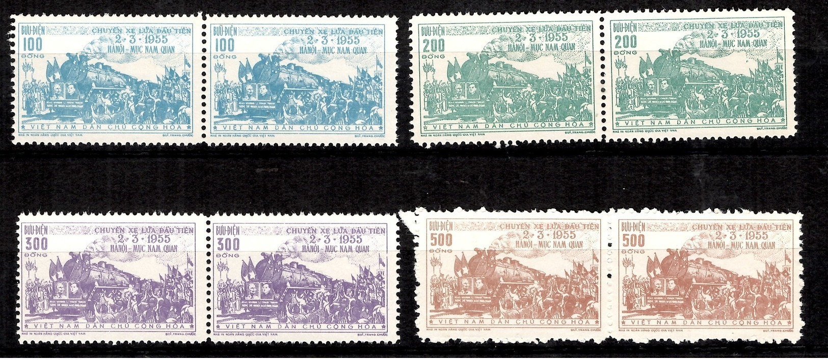 Vietnam Nord YT N° 89/92 En Paires Neufs ** MNH. TB. A Saisir! - Vietnam