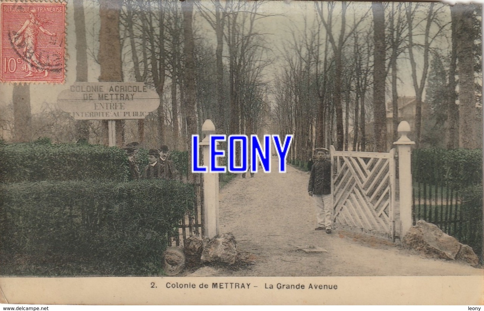 CPSM 9X14  De METTRAY (37) - COLONIE - La GRANDE AVENUE   N° 2 - édit I.P.M - Mettray