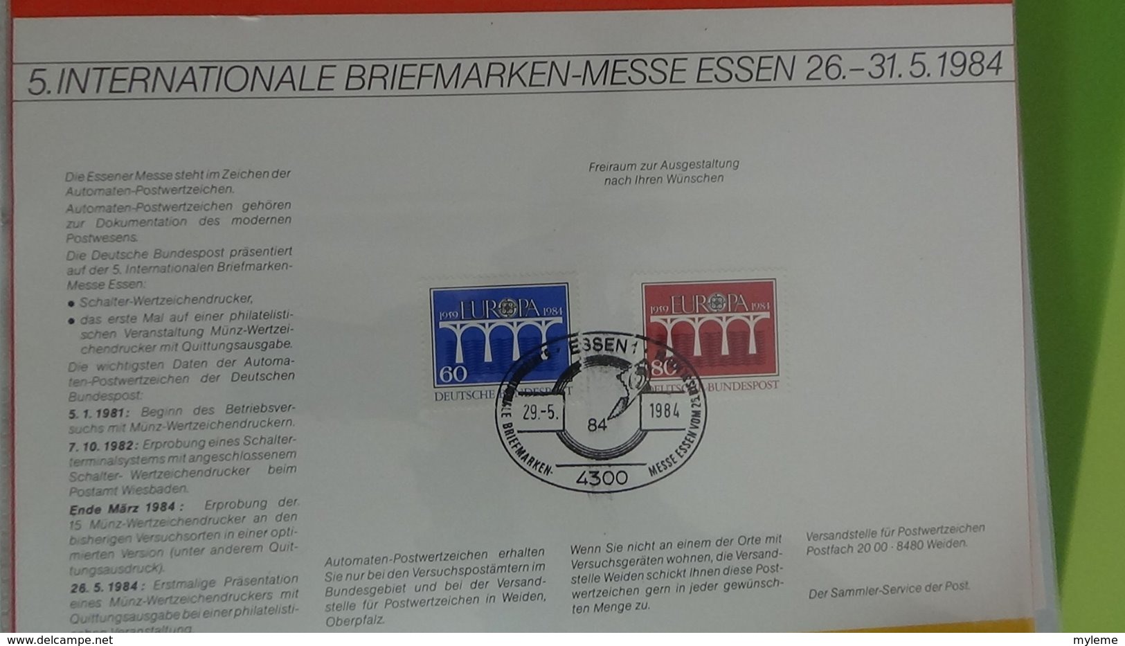 Dispersion d'une collection d'enveloppe 1er jour et autres dont 154 EUROPA d'ALLEMAGNE