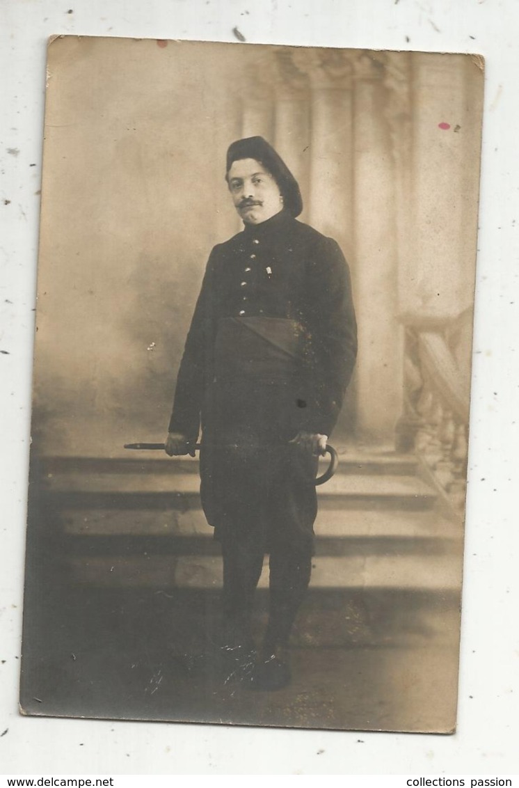 Cp, Carte Photo , Militaria, Militaire ,vierge - Personaggi