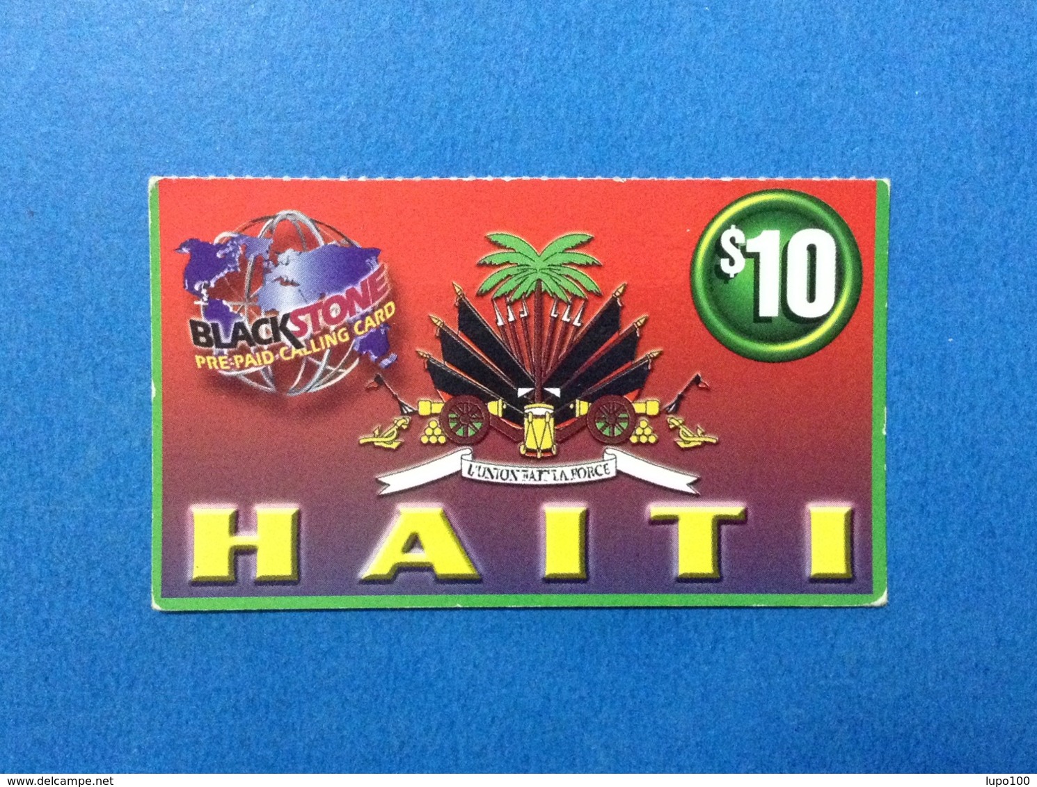 Carta Scheda Telefonica Prepagata Usata HAITI Prepaid Calling Card Used $ 10 - Haïti