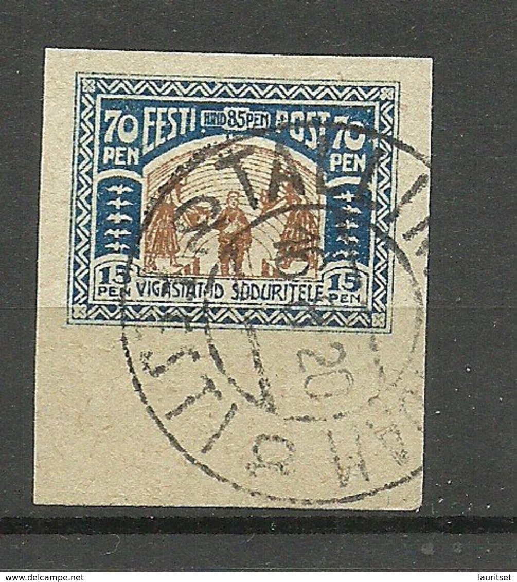 Estland Estonia 1920 Michel 22 O Tallinn + Nice Margin - Estland