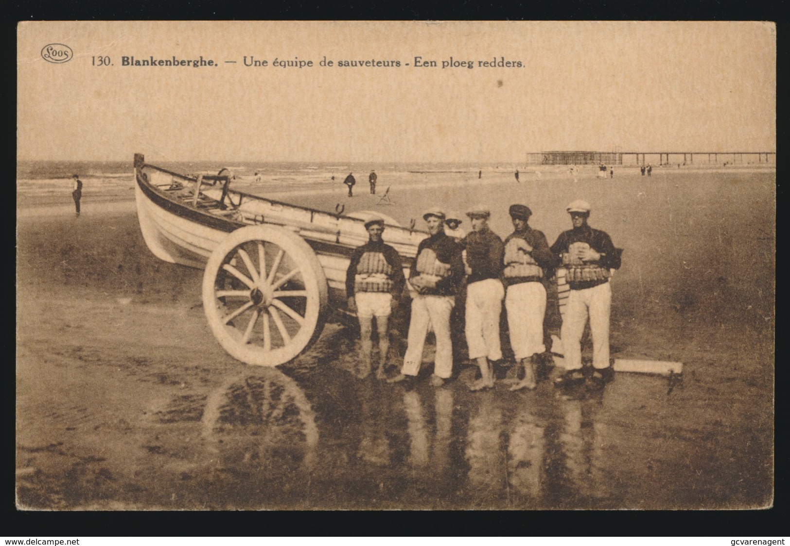 BLANKENBERGE  UNE EQUIPE DE SAUVETEURS - Blankenberge