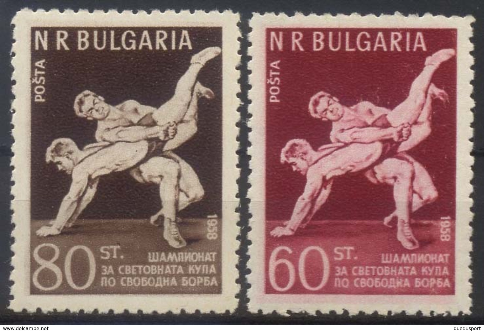 --- 1958 Bulgarie Y. 930 / 931** M. 1067 / 1068** - Unused Stamps