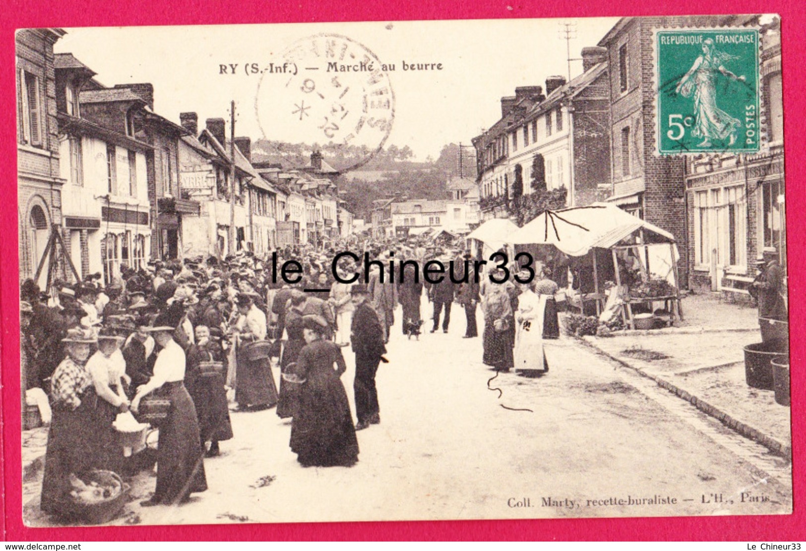 76 - RY----Marché Au Beurre----tres Animé - Sonstige & Ohne Zuordnung