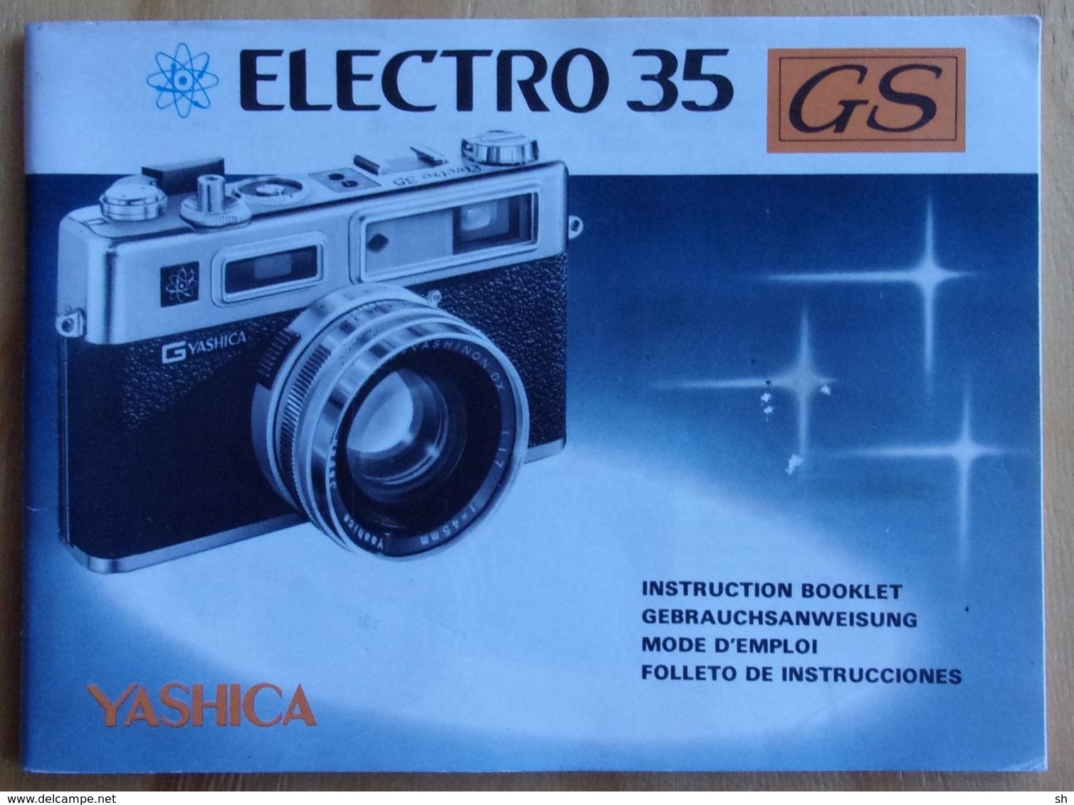 YASHICA - ELECTRO 35 GS - Manuel D'utilisation - Instruction Booklet - Gebruiksaanwijzing - Foto - Photo - Matériel Et Accessoires