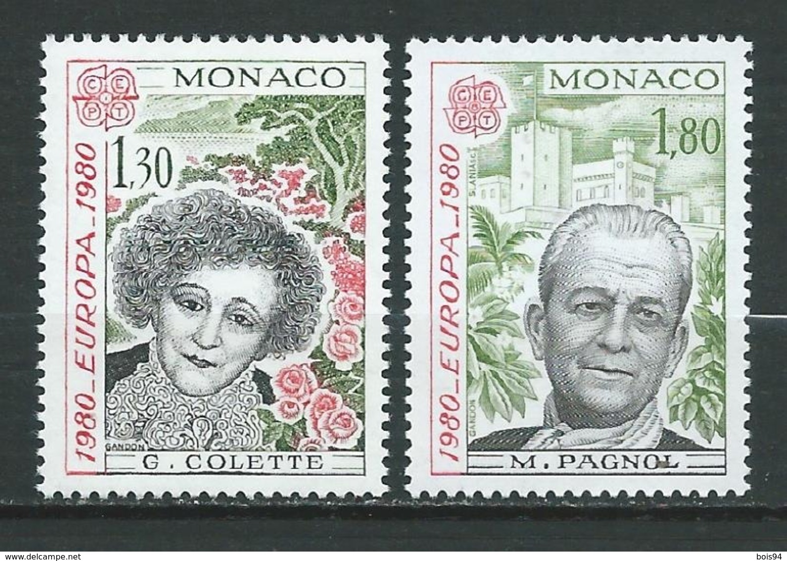 MONACO 1980 . N°s 1224 Et 1225 . Neufs ** (MNH) . - Nuevos