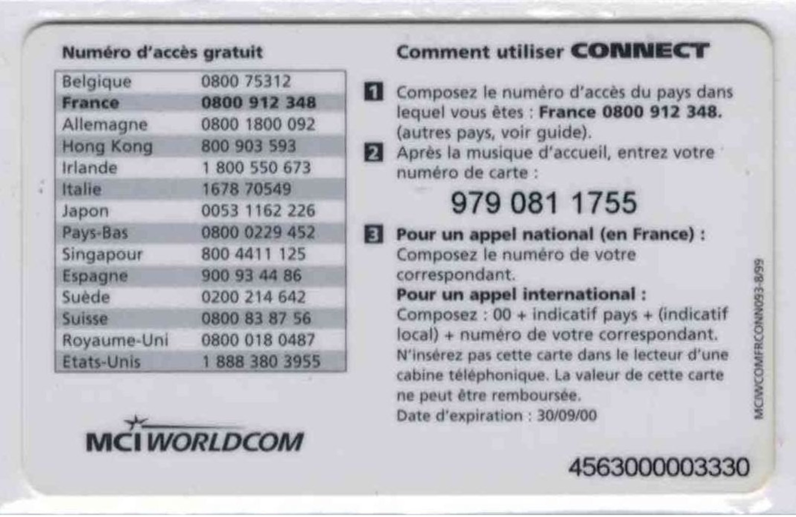 TOP COLLECTION  - Carte Prépayée Française - Voir Scans - Other & Unclassified