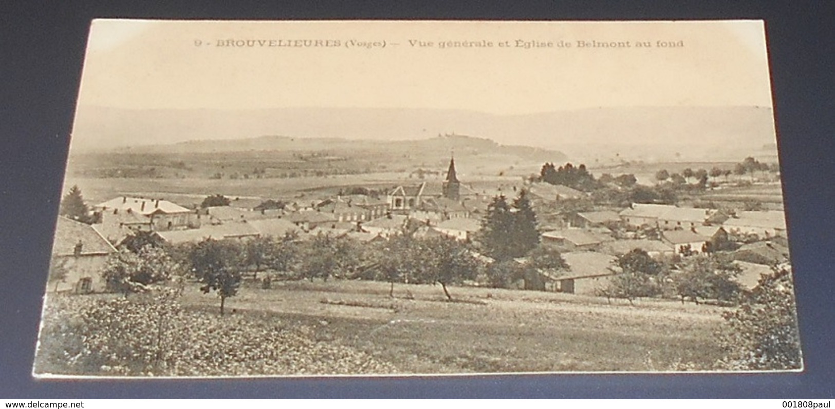 88 - Brouvelieures - ( Vosges ) - Vue Générale Et Eglise De Belmont Au Fond ----------- 512 - Brouvelieures