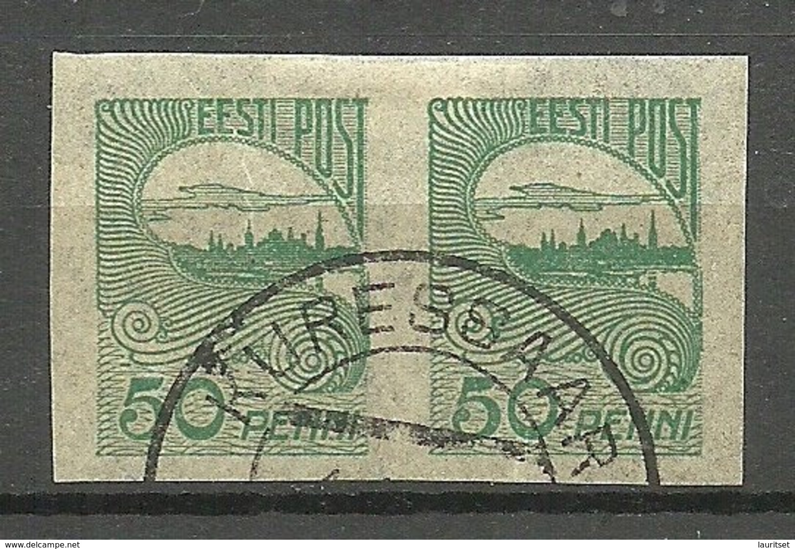 Estland Estonia 1921 Michel 31 As Pair O Kuressaare - Estonia