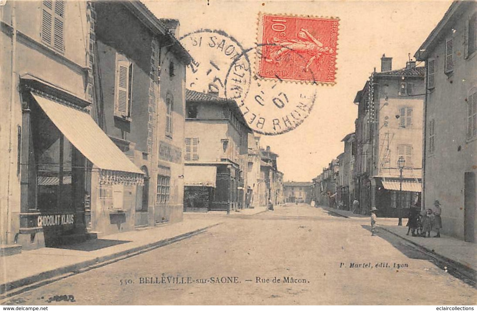 Belleville Sur Saône    69    Rue De Mâcon   (voir Scan) - Belleville Sur Saone