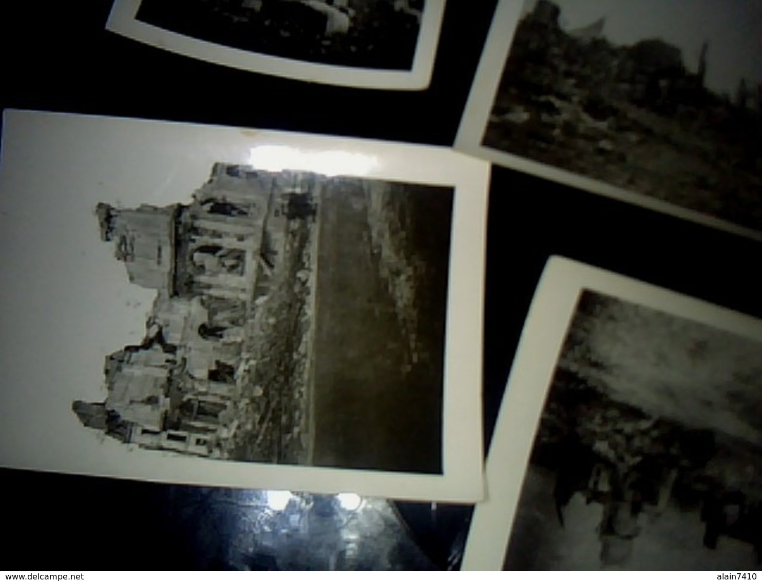 lot de 8 photos Le havre bombardé (ruines) année 1944 CF photos **