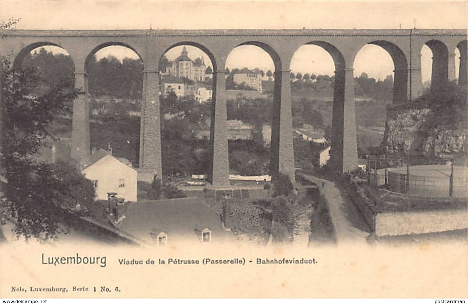 Luxembourg-Ville - Viaduc De La Pétrusse (Passerelle) - Ed. Nels - Série 1 N. 6. - Luxembourg - Ville