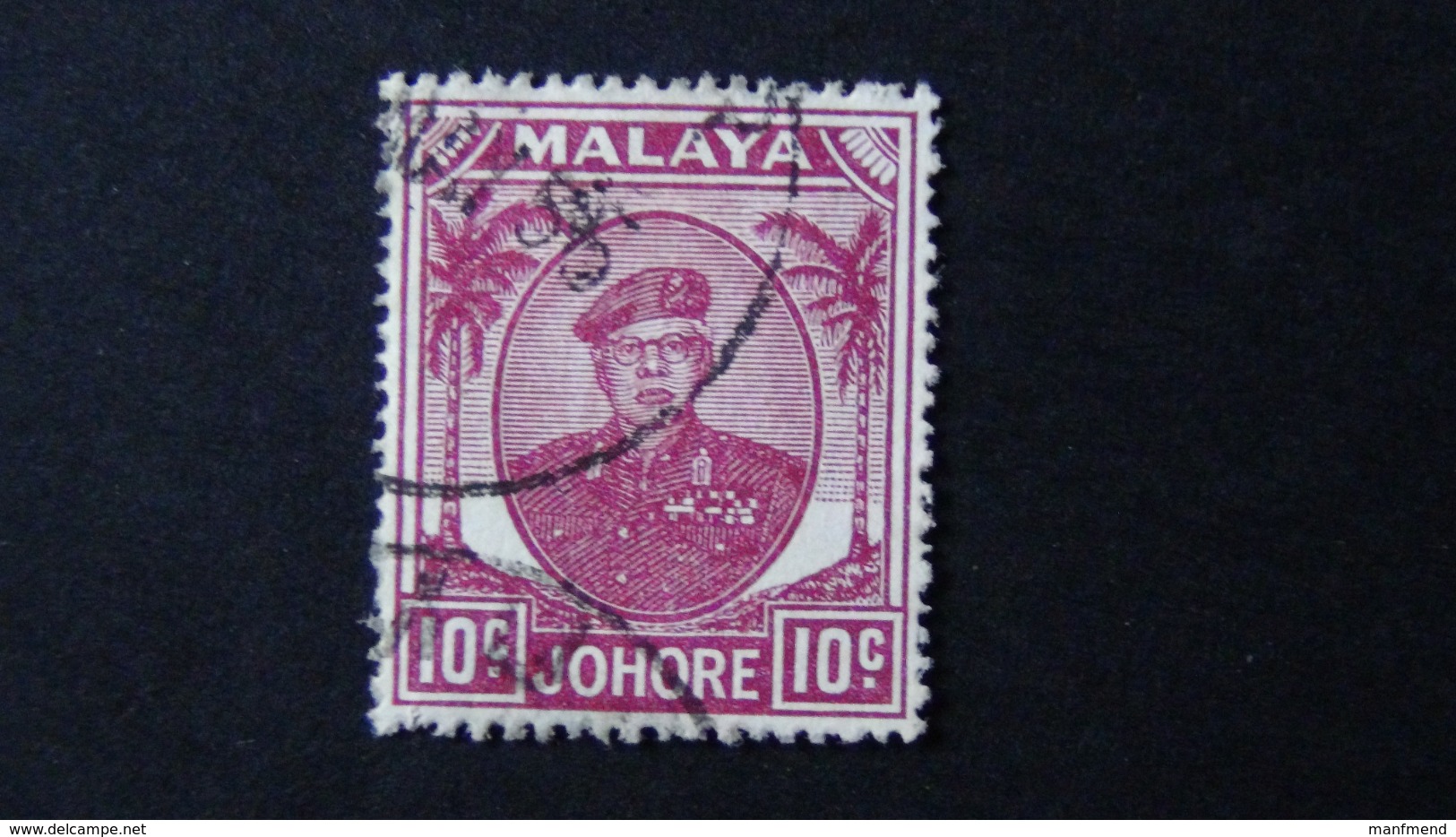 Malaysia - Johore - 1949 - Mi:MY-JO 123, Sn:MY-JO 138, Yt:MY-JO 116, Sg:MY-JO 139 O - Look Scan - Johore