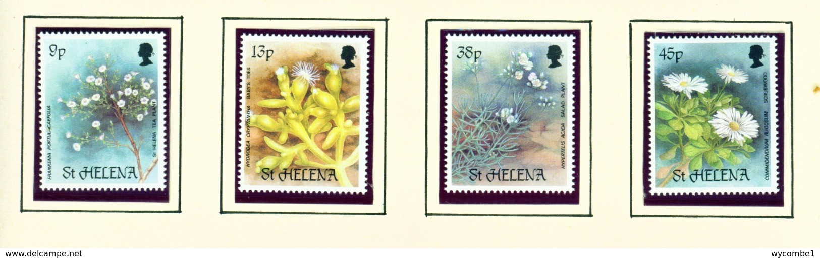 ST HELENA - 1987 Rare Plants Set Unmounted/Never Hinged Mint - Saint Helena Island