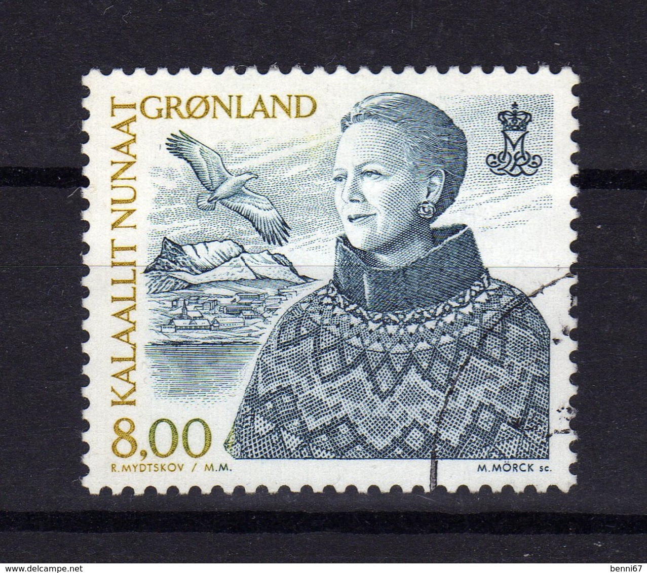 GROENLAND Greenland 2000 Reine Queen  Yv 336 OBL - Usados