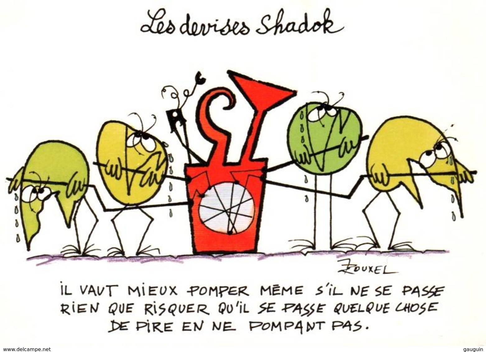 CPM - LES SHADOKS - SERIE TV D'animation Crée Par Jacques ROUXEL - LES DEVISES ... Edition Nlles Images - Autres & Non Classés