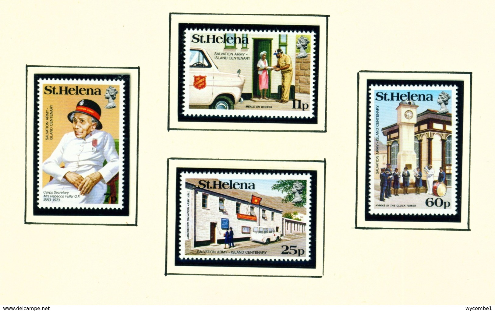 ST HELENA - 1984 Salvation Army Set Unmounted/Never Hinged Mint - Saint Helena Island