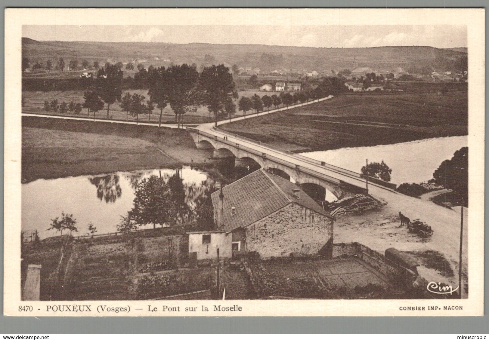 CPA 88 - Pouxeux - Le Pont Sur La Moselle - Pouxeux Eloyes