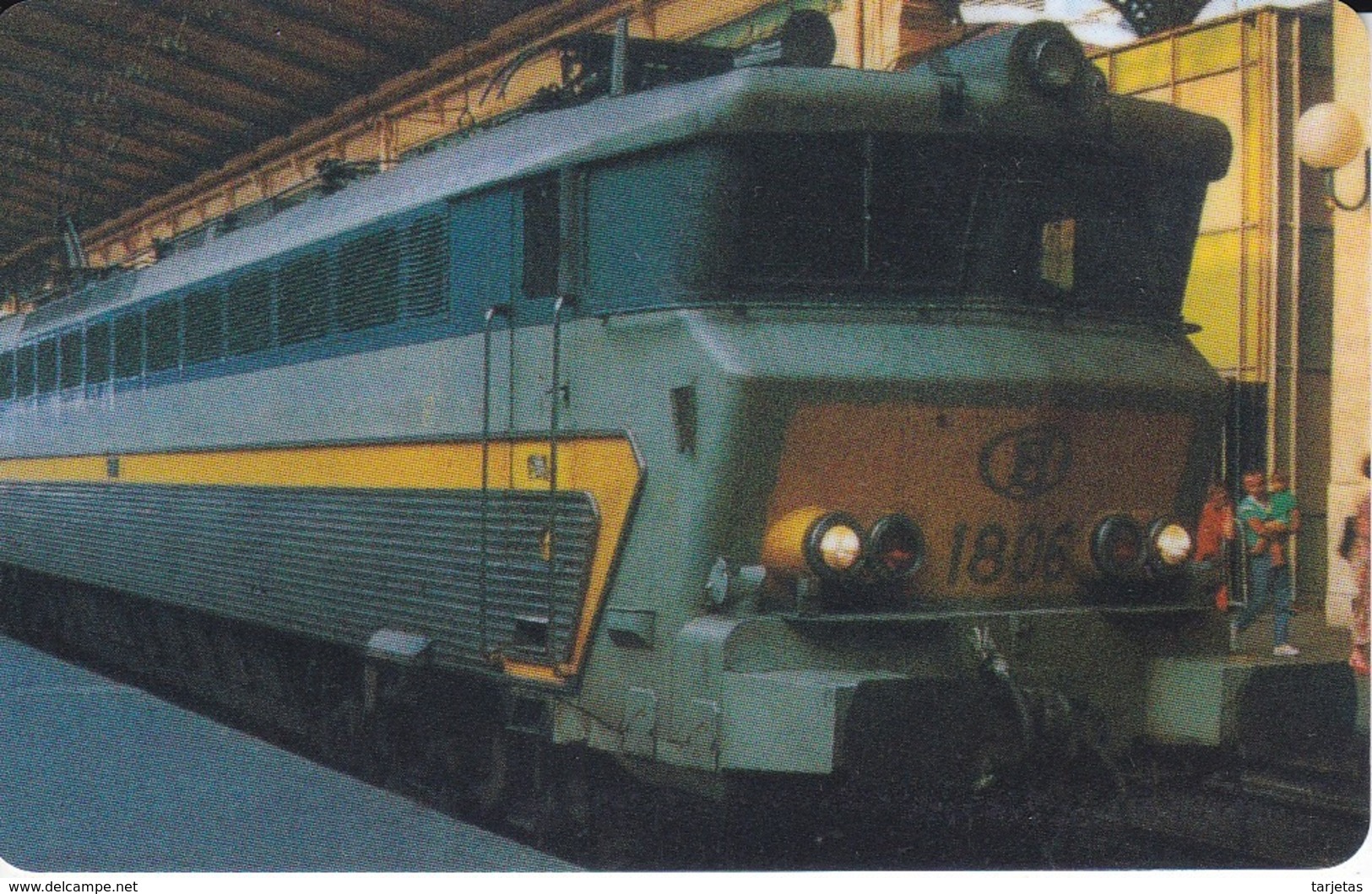 TARJETA DE LIBERIA DE UN TREN DE 100 UNITS  (TRAIN-ZUG) - Trains