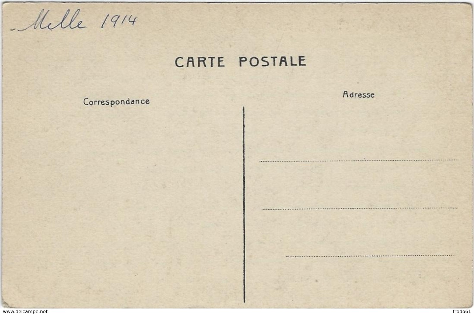 +/- 1919, IN VLAANDERENLAND, LANGS DE WEG, MELLE ??? - Melle