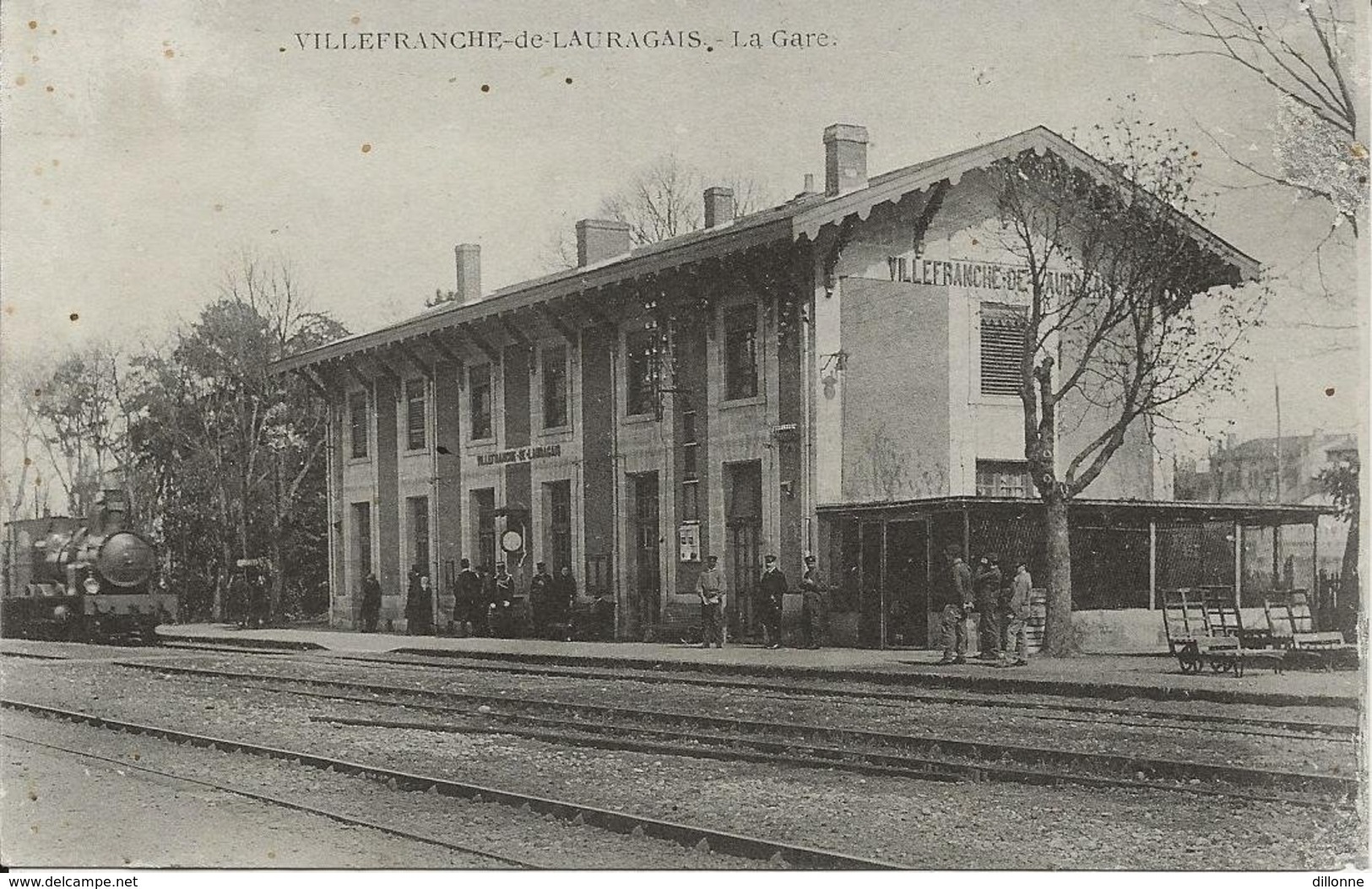 D  31  VILLEFRANCHE De LAURAGAIS  La Gare  (Train) - Andere & Zonder Classificatie