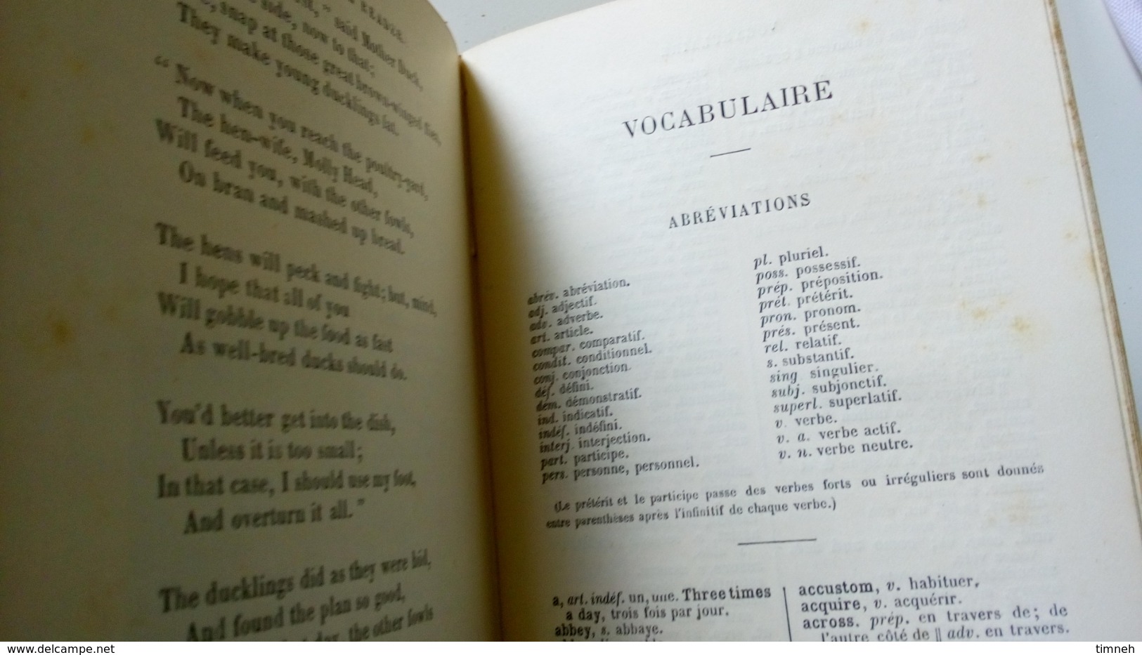 ALEXANDRE BELJAME - SECOND ENGLISH READER - deuxième livre de lectures anglaises CLASSE 8e - 1887 Librairie HACHETTE -