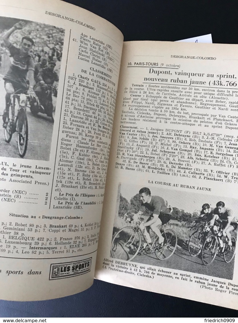 Velo 1956 V. Jacobs Mahau Radsport Velo Cycling Book Radsport , Ciclismo , Cyclisme Velo Wielrennen Belgien - Cyclisme