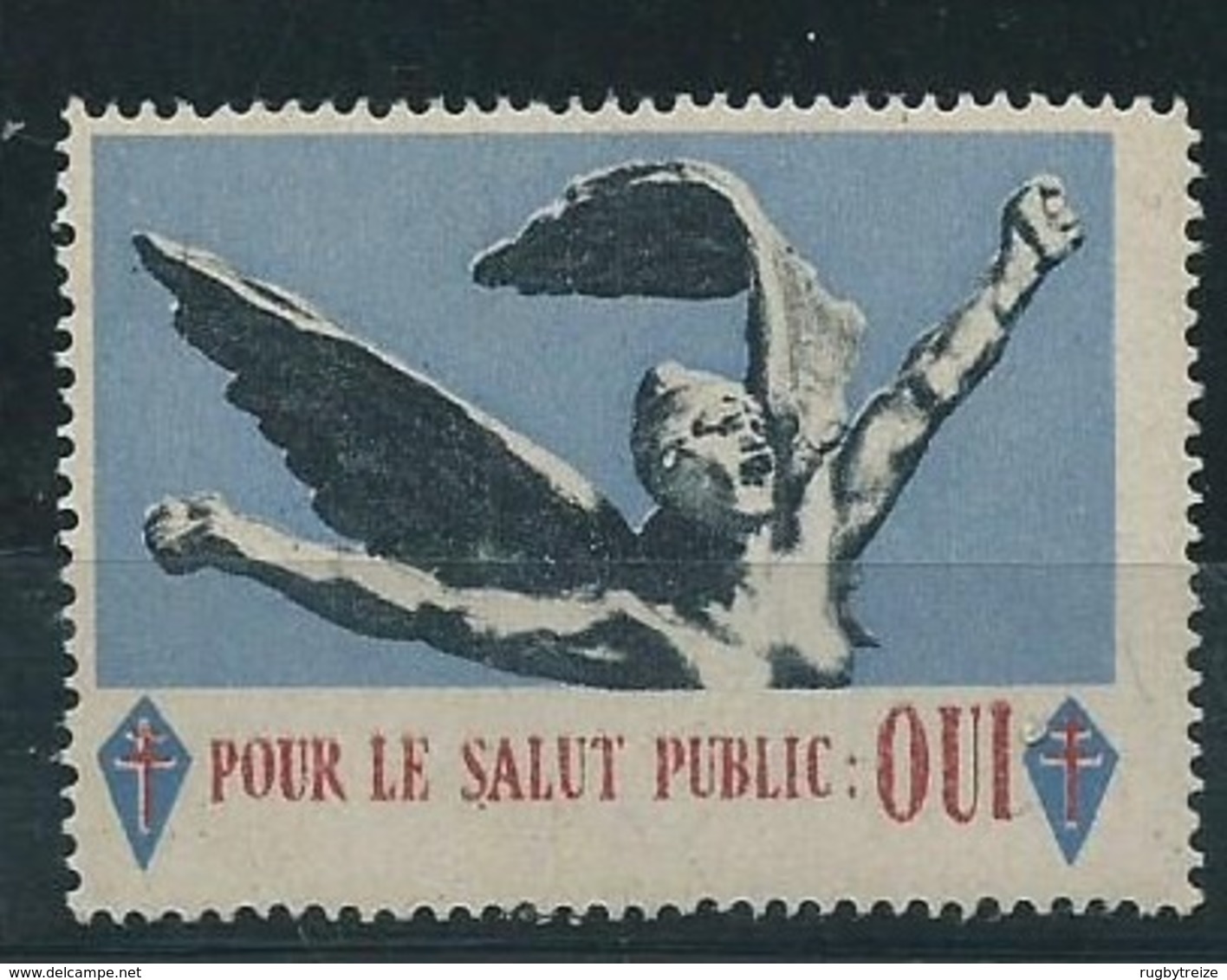 3172 - Pour Le Salut Public Oui... Croix De Lorraine Charles De Gaulle - Libération